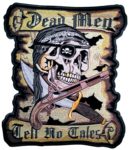 Dead men tell no tales pirate patch