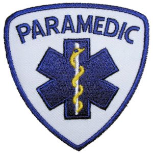 Rider patch paramedic badge
