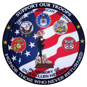 Military heroes patch