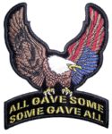 POW-MIA eagle patch