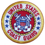 US coast guard biker patch