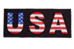 American flag USA biker patch
