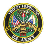 Proud Husband US Army patch