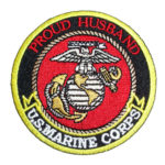 Proud Husband US Marines patch