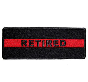Retired thin red line patch